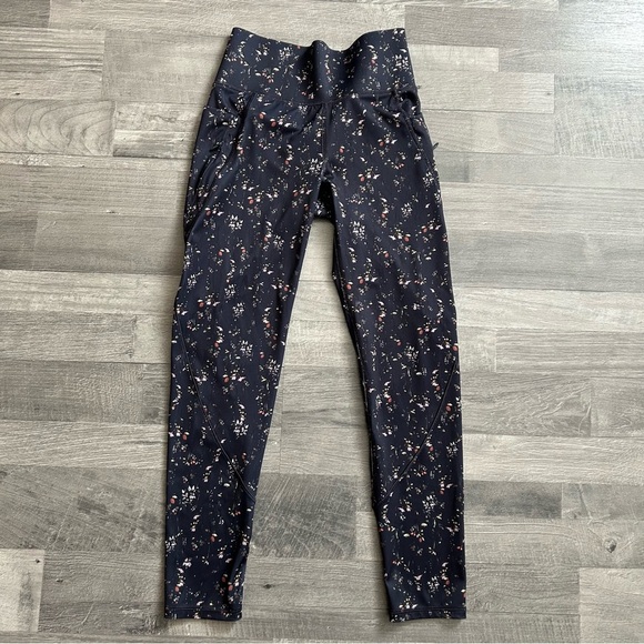 FLX Floral Athletic Workout Leggings XS - Picture 1 of 7
